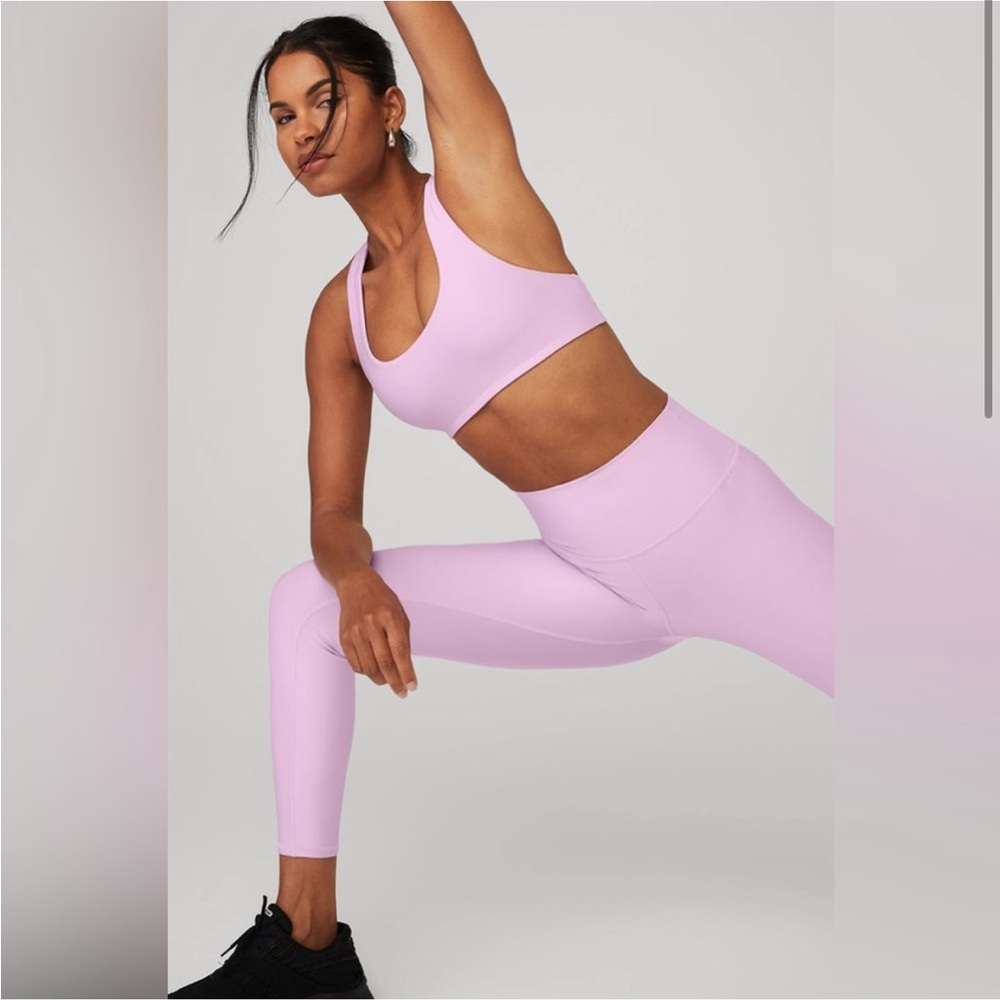 Alo 7/8 High-Waist Airlift Legging in "Pink Lavender" | Size S